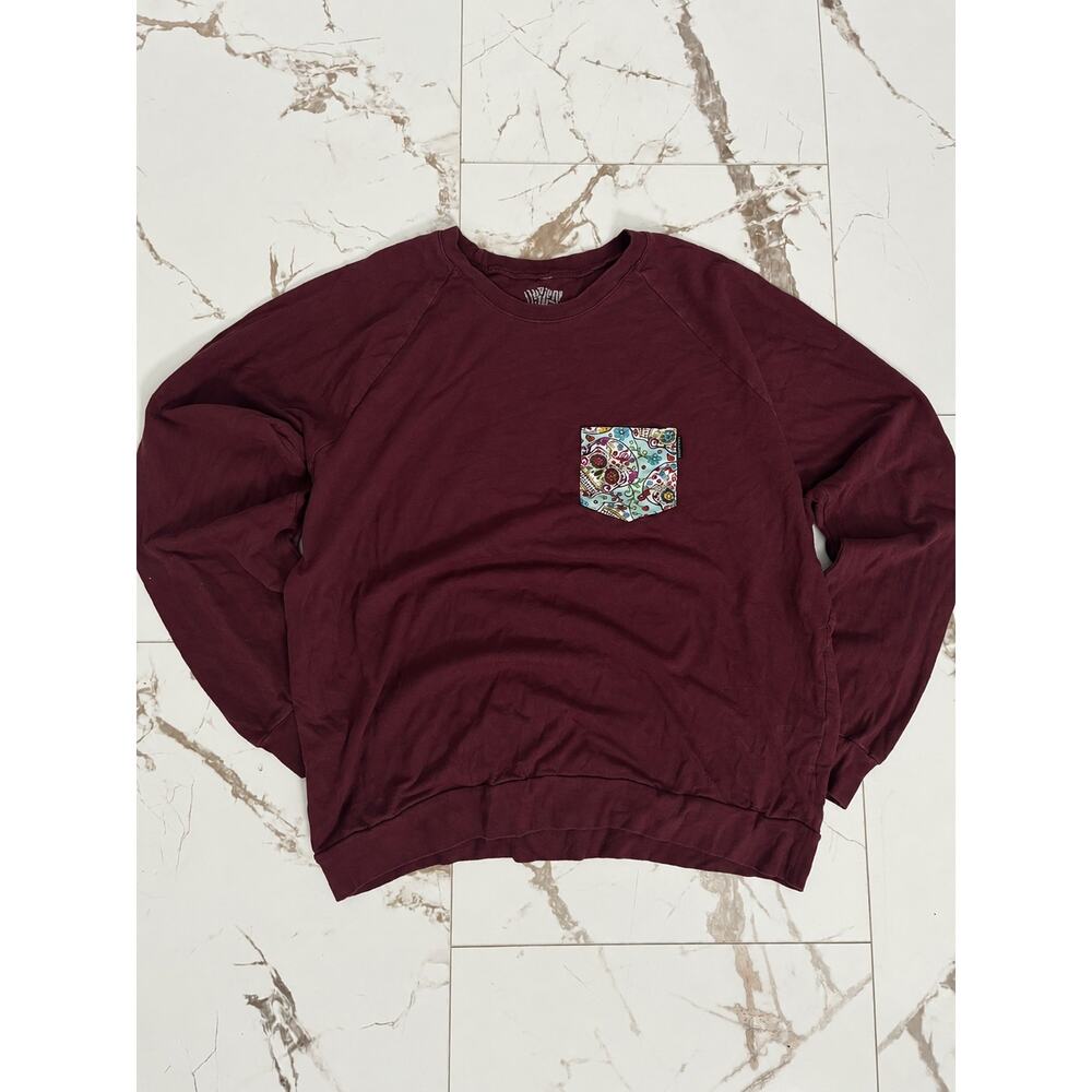 Serengetee Men's L Red Classing Cotton long-sleeve